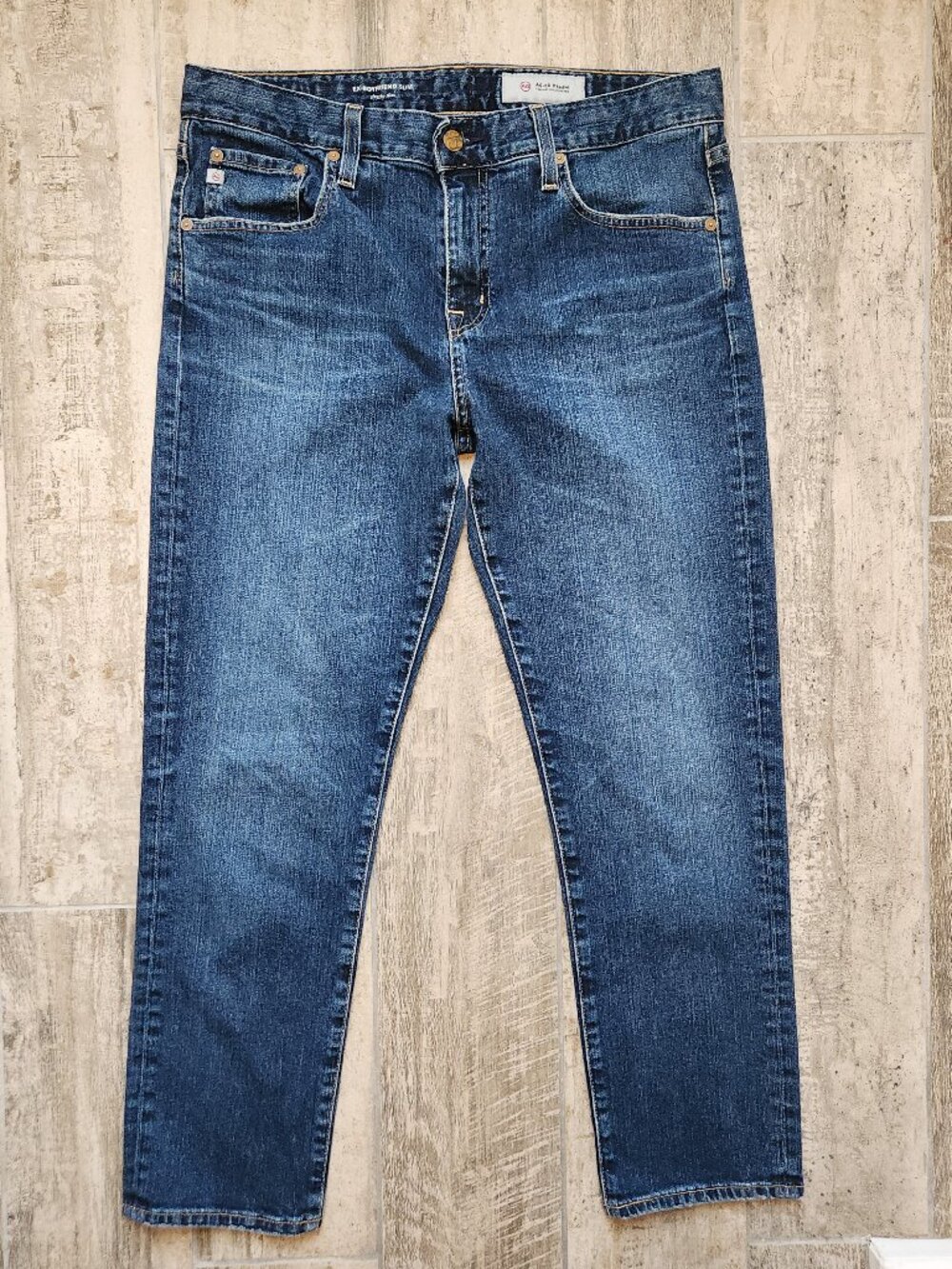 AG Ex-Boyfriend Slouchy Slim Jeans Denim 29R Adriano Goldschmied